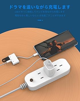 Amazon.co.jp: Type C USB 変換アダプタ同時急速充電器（3in1